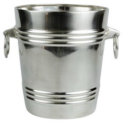 Secchiello per champagne in metallo argentato Christofle degli anni '60