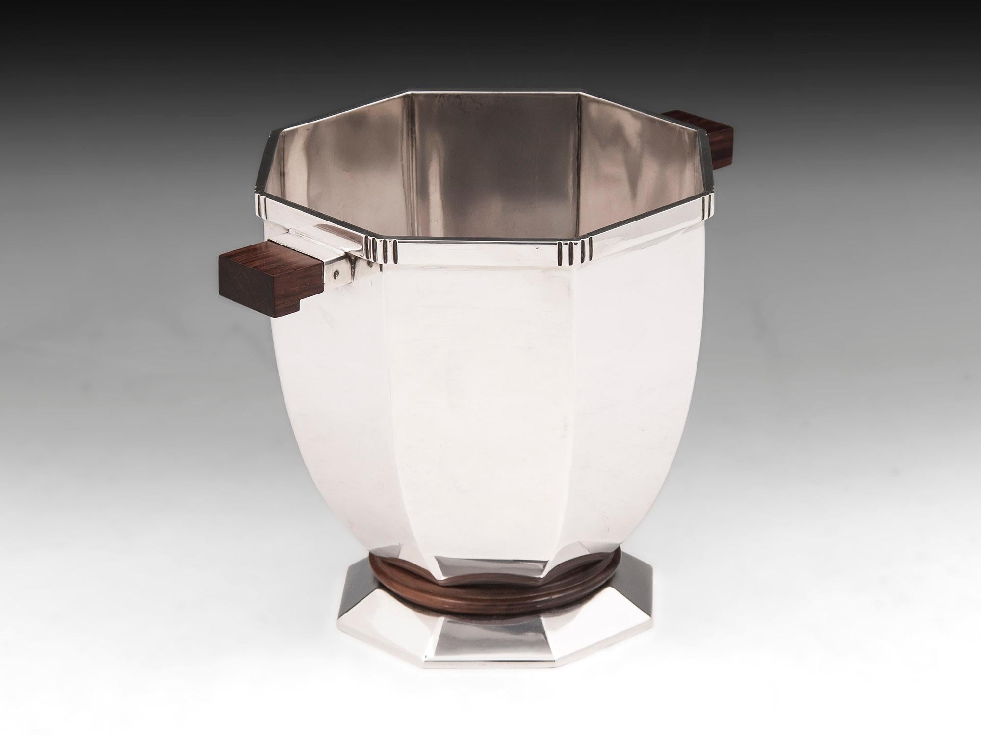 Christofle Silver Plate Champagne Bucket In Good Condition For Sale In Northampton, United Kingdom