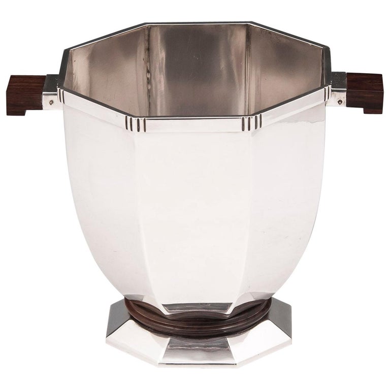 Christofle Silver Plate Champagne Bucket For Sale at 1stDibs