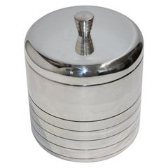 Christofle Silver Plate Isolierter Eiskübel mit Deckel