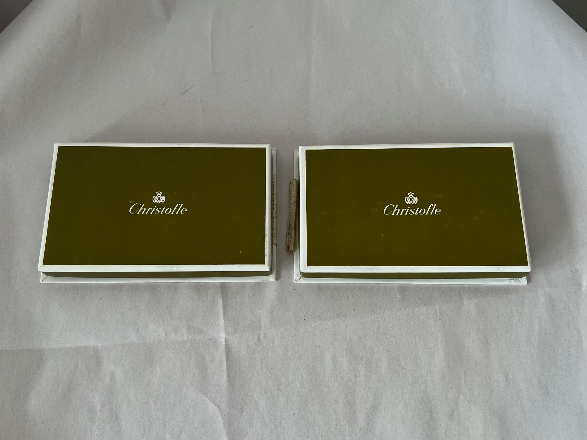 Christofle Silver Plate Knife Rests Set Of Twelve 5