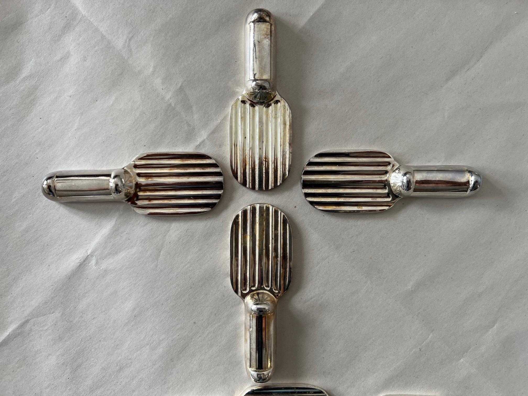 Christofle Silver Plate Knife Rests Set Of Twelve 1