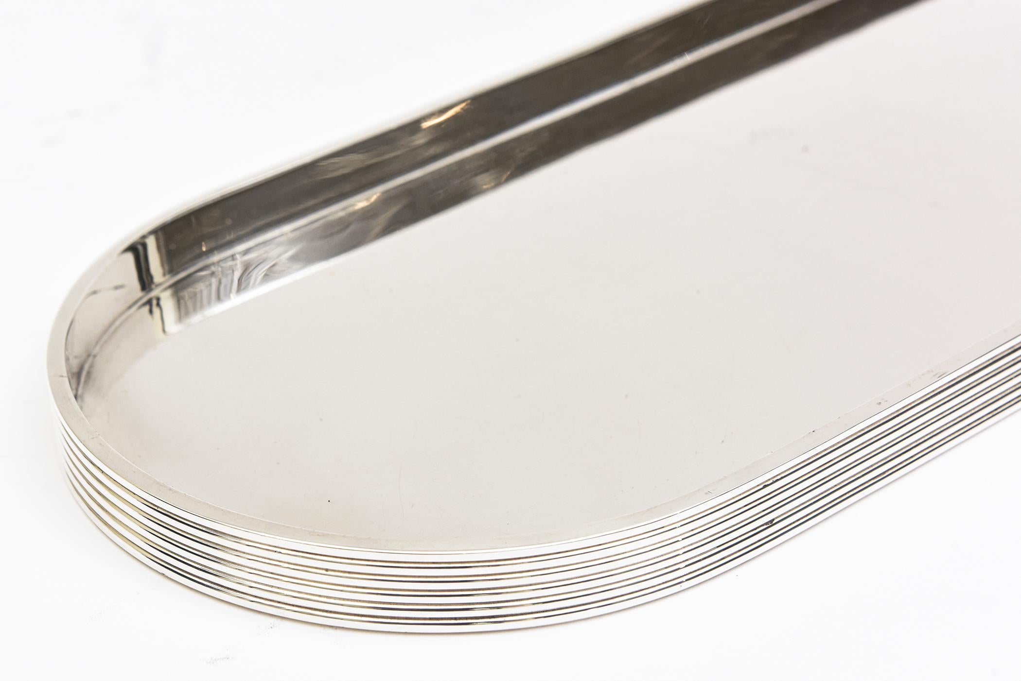 christofle silver tray