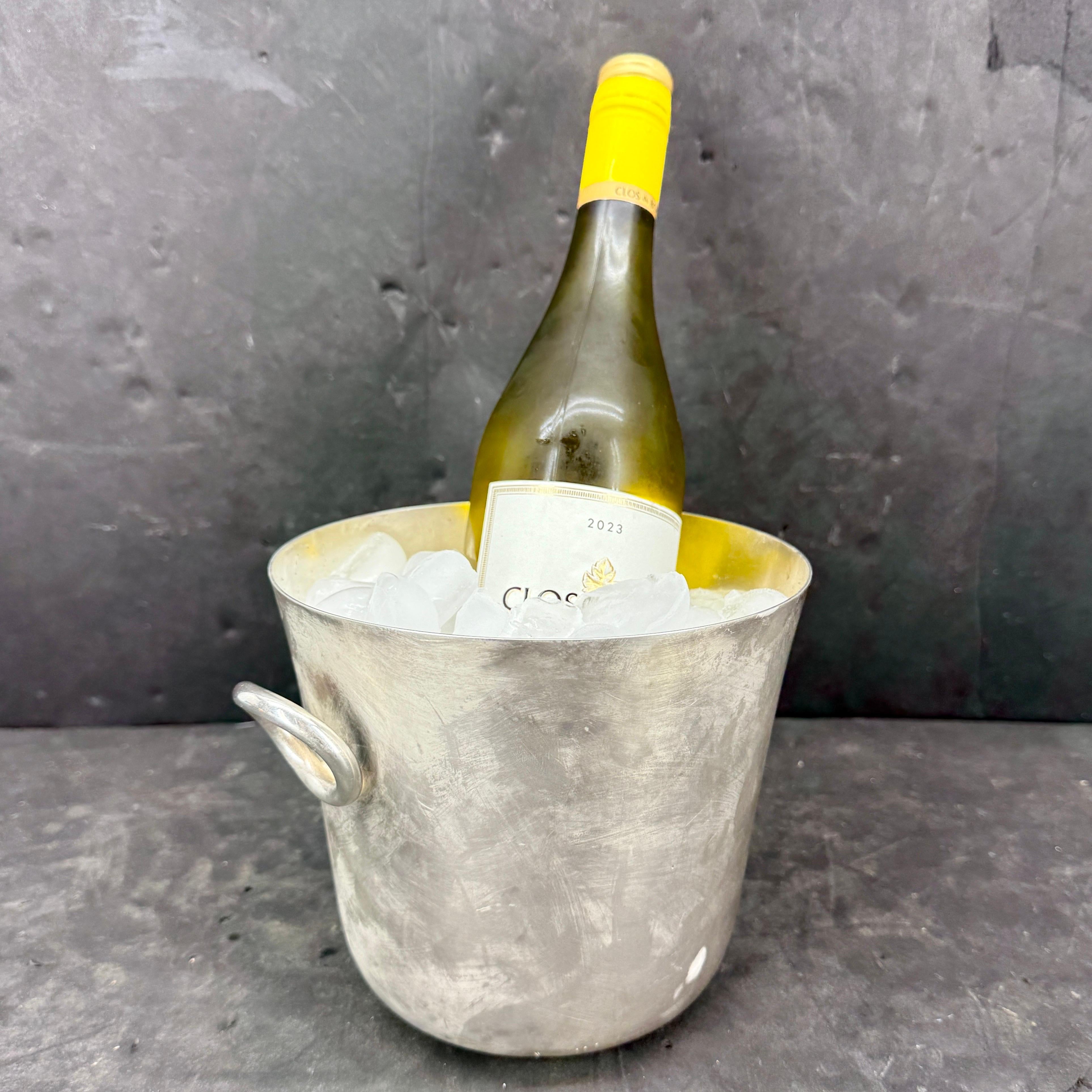 Christofle Silver Plate Wein Champagner Kühler mit Griffen im Angebot 1