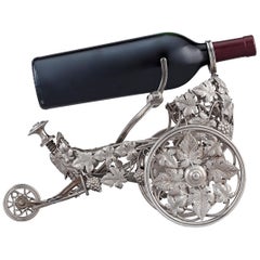 Christofle Silver Plate Wine Trolley