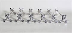 Christofle Silver Plated Antique Styled Knife Rests Set of Six