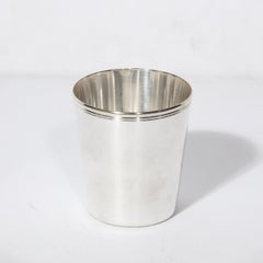 Christofle Silver-Plated Art Deco Style Cup
