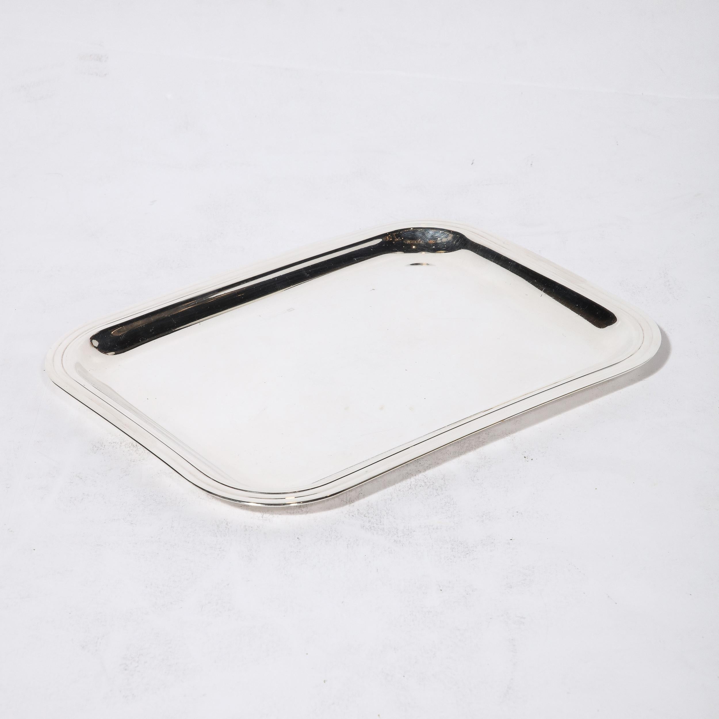 Christofle Silver-Plated Art Deco Style Tray 4