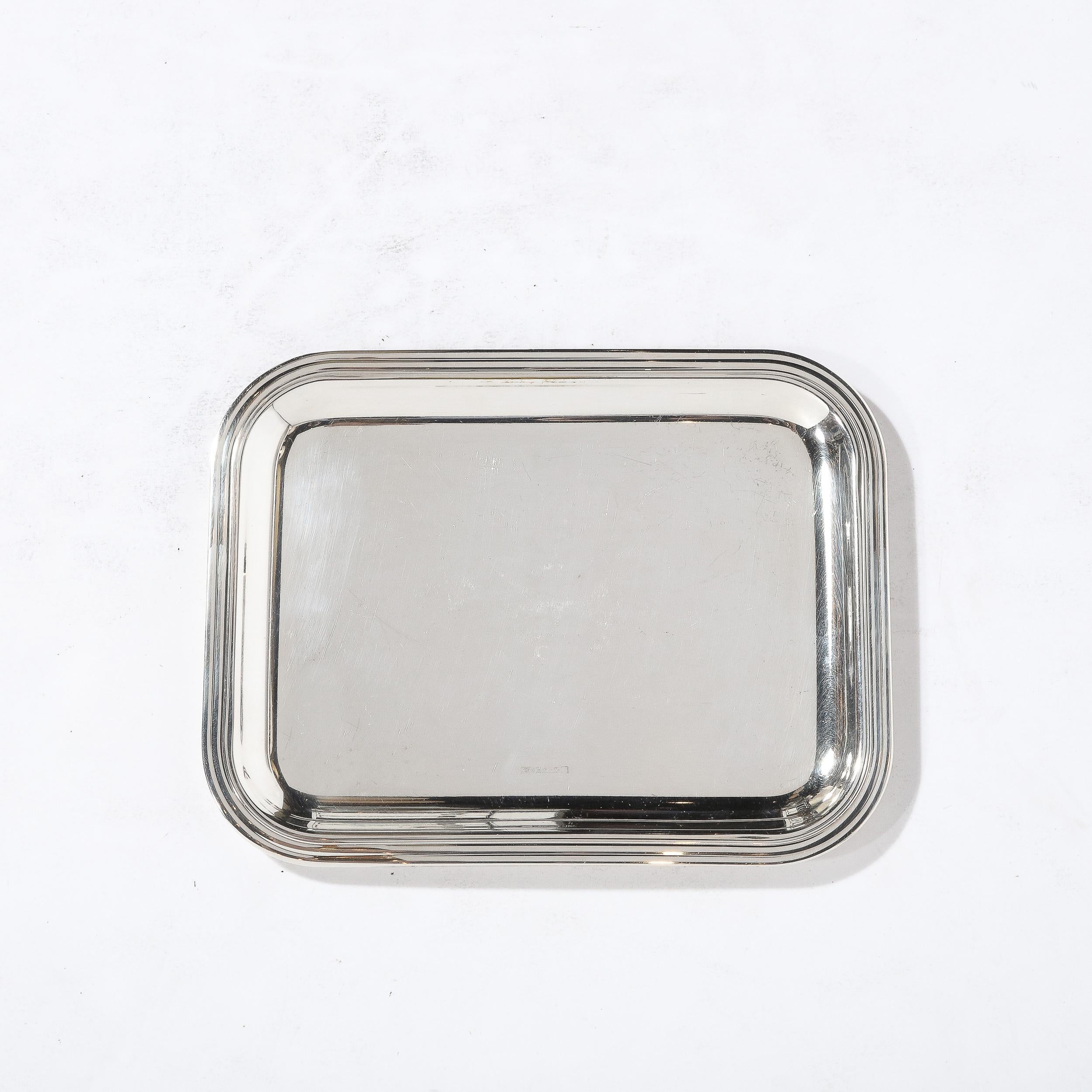 Christofle Silver-Plated Art Deco Style Tray 6
