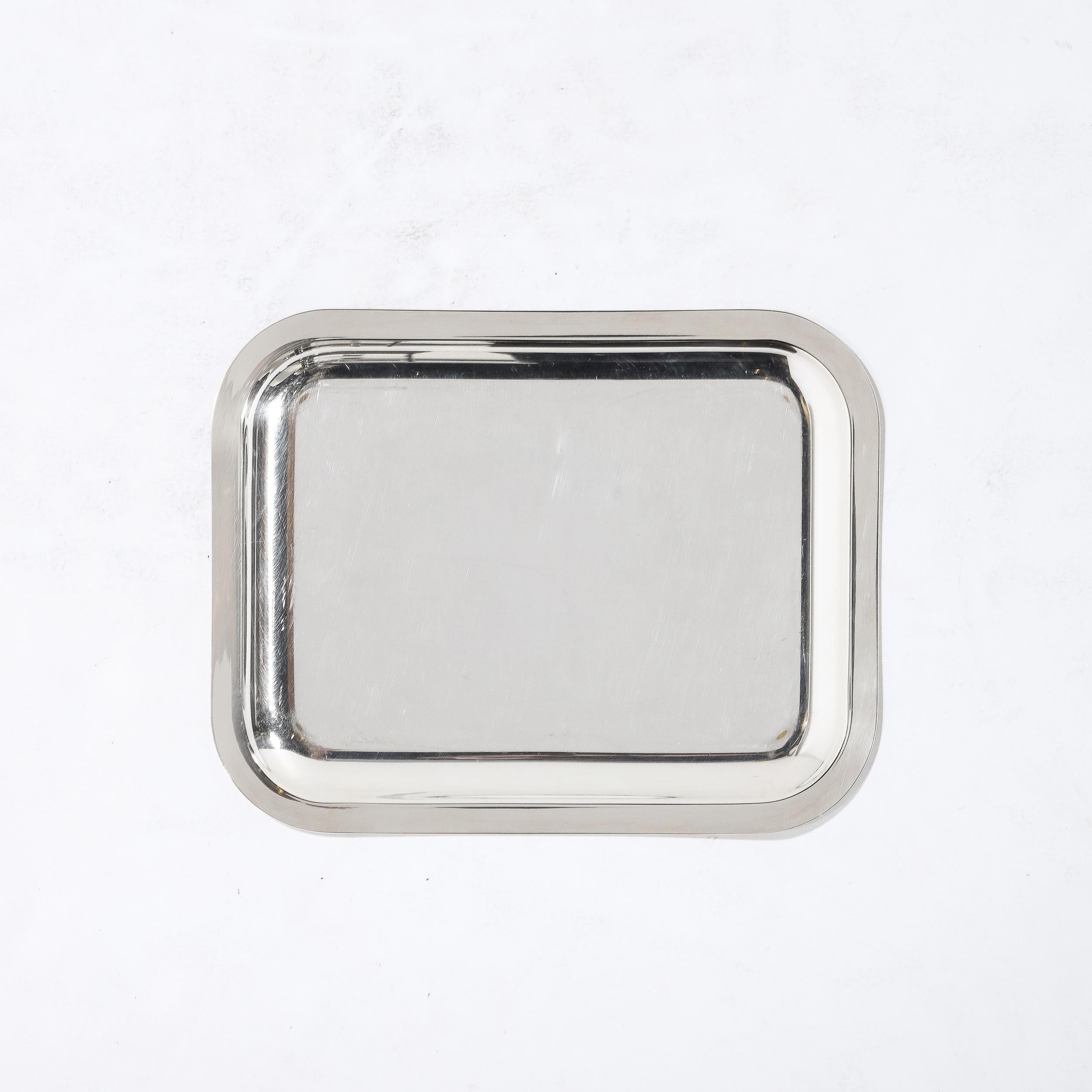 Christofle Silver-Plated Art Deco Style Tray 7