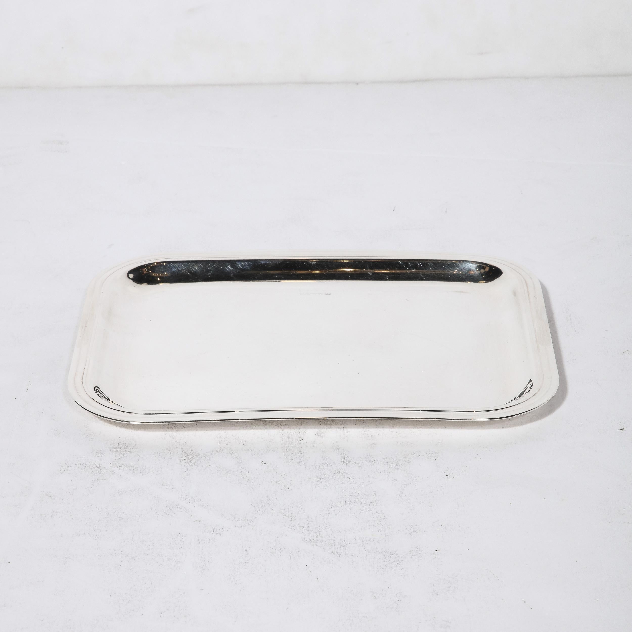 Christofle Silver-Plated Art Deco Style Tray 3