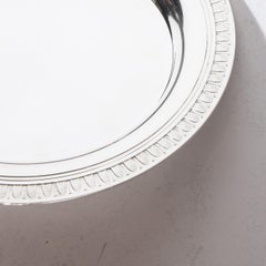 Christofle Silver-Plated Art Deco Style Wine Coaster, France, Circa 200