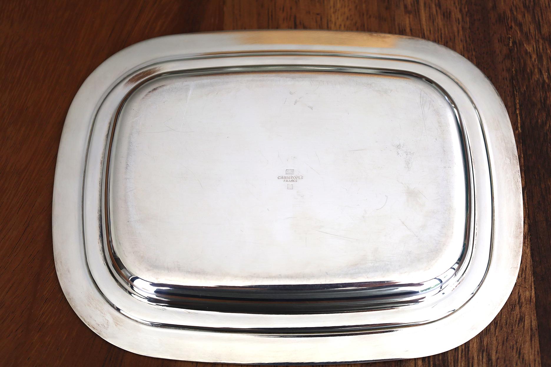 Christofle Silver Plated Butter Dish In Good Condition In Mérida, YU