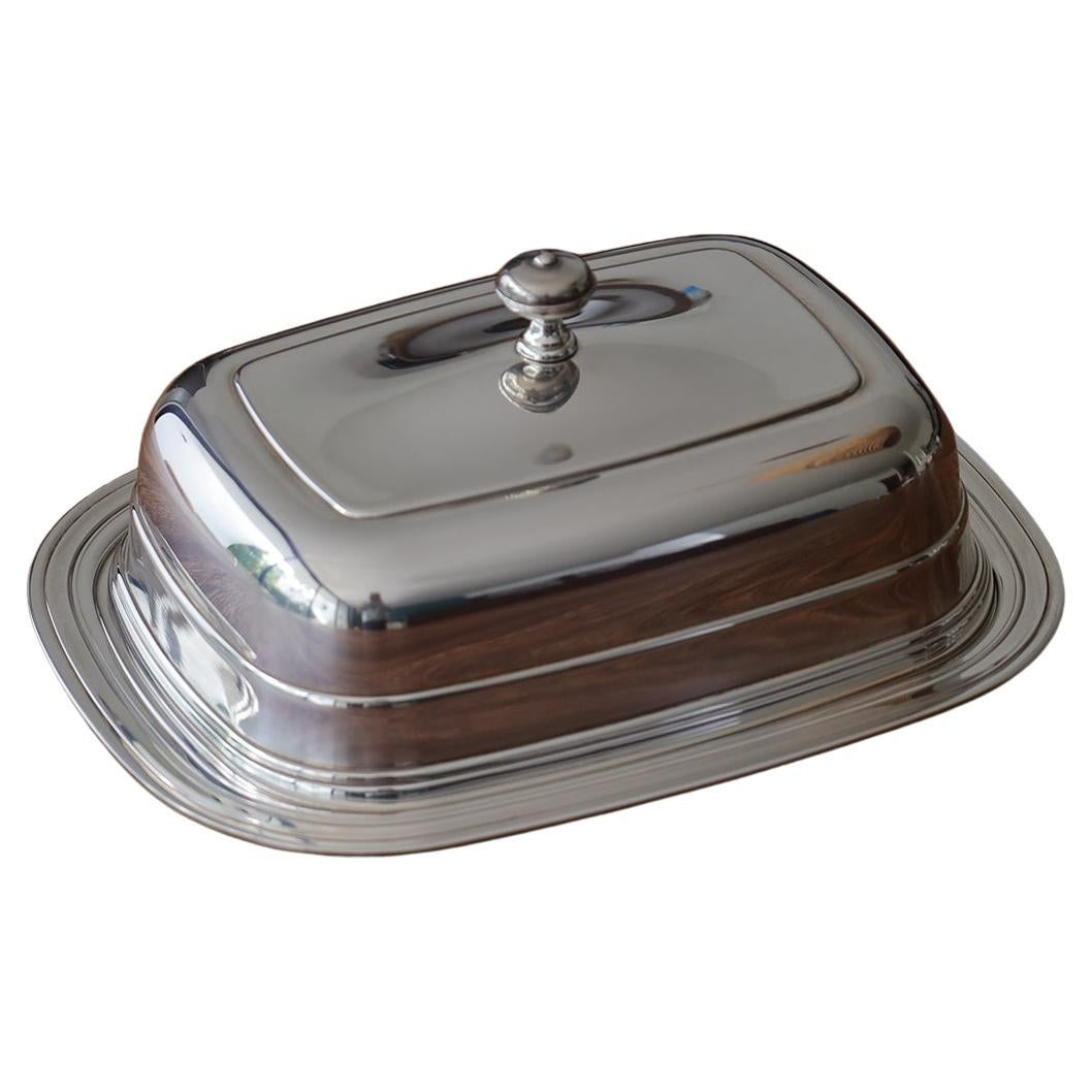 Christofle Silver Plated Butter Dish
