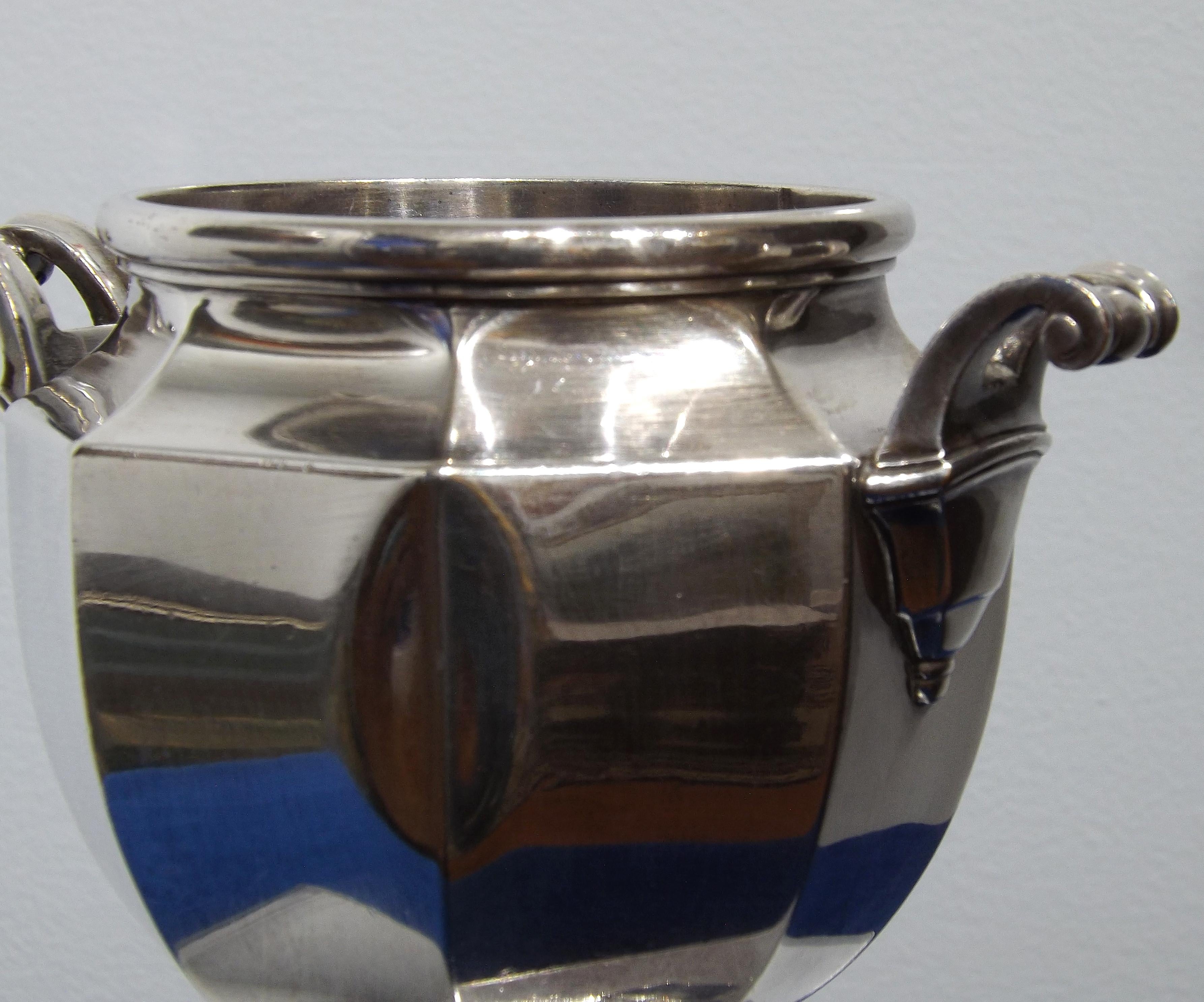 Christofle Silver Plated Coffee Set, circa 1950 For Sale 5
