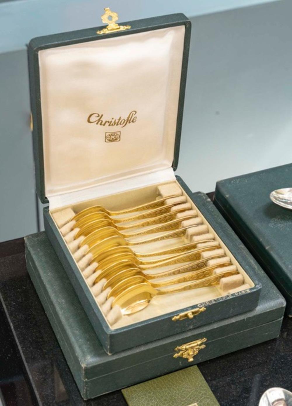 Argento Set di posate Christofle in argento, modello 