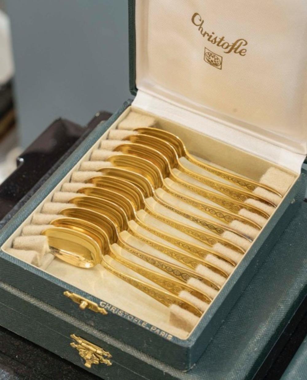 Set di posate Christofle in argento, modello 