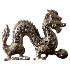 Christofle Silver Plated Dragon Figurine