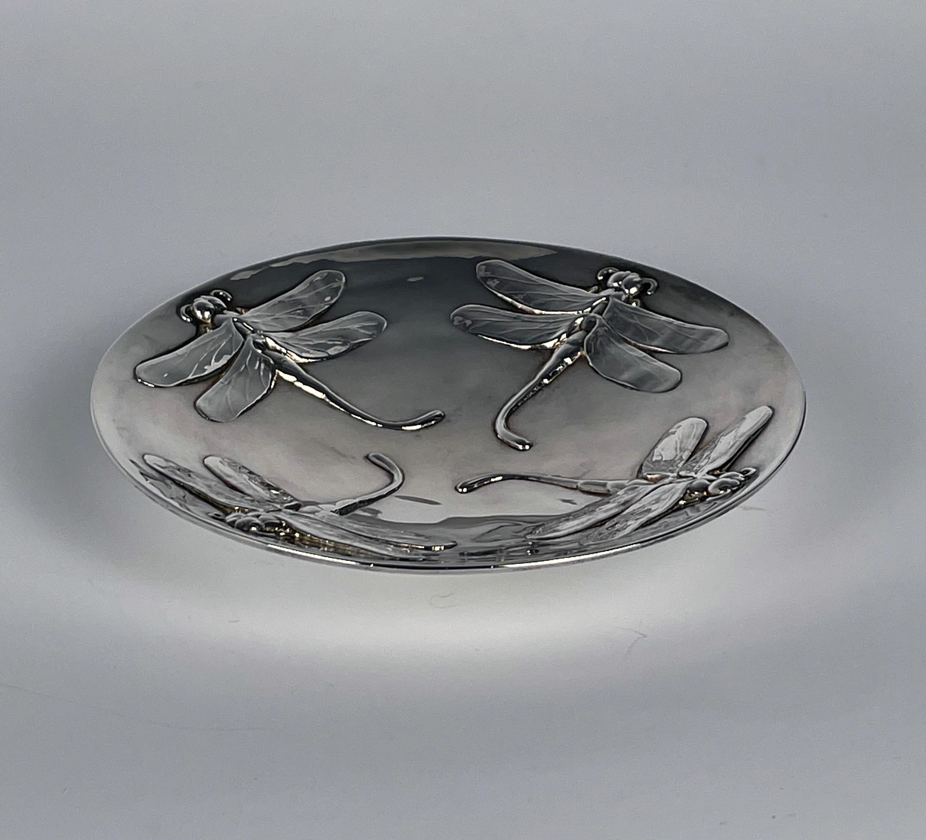 Art Deco Christofle silver plate vide-poche 