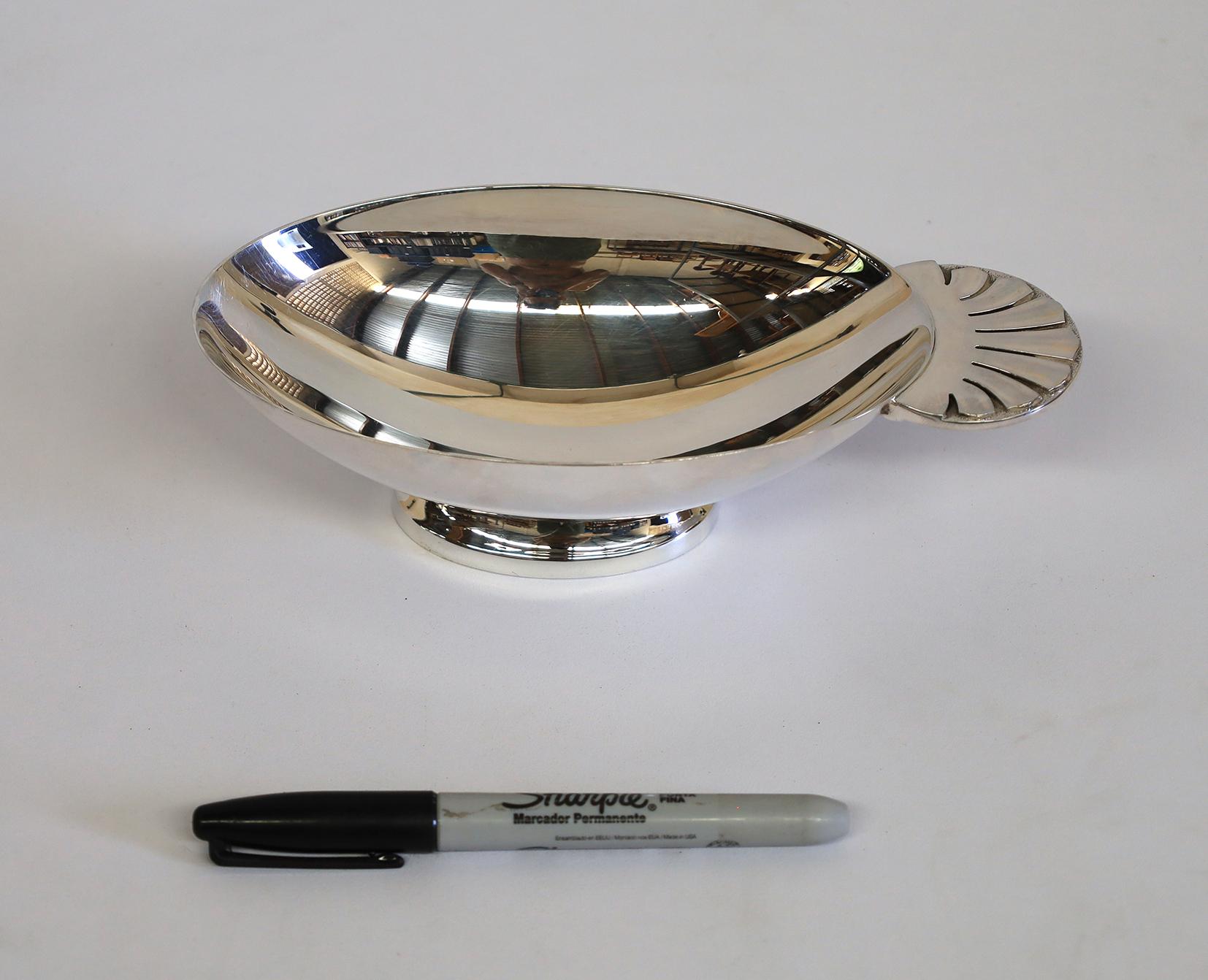Christofle Salsera plateada Art Decó en venta