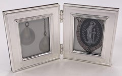 Christofle Silverplate Double Picture Frame CIRCA 1970er Jahre in neuem Zustand