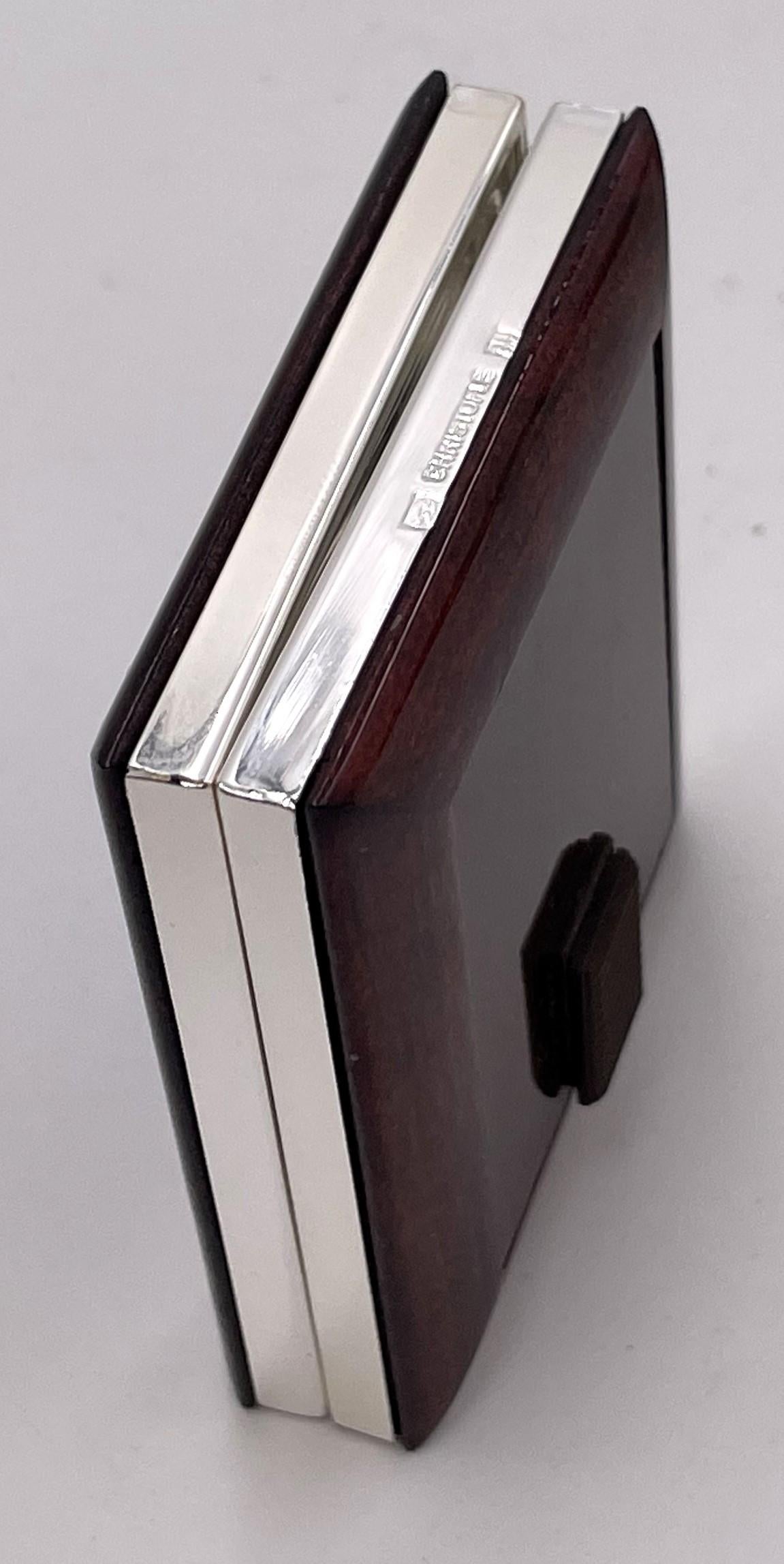 Marco doble de plata Christofle de los años 70 en estado nuevo siglo XX en venta