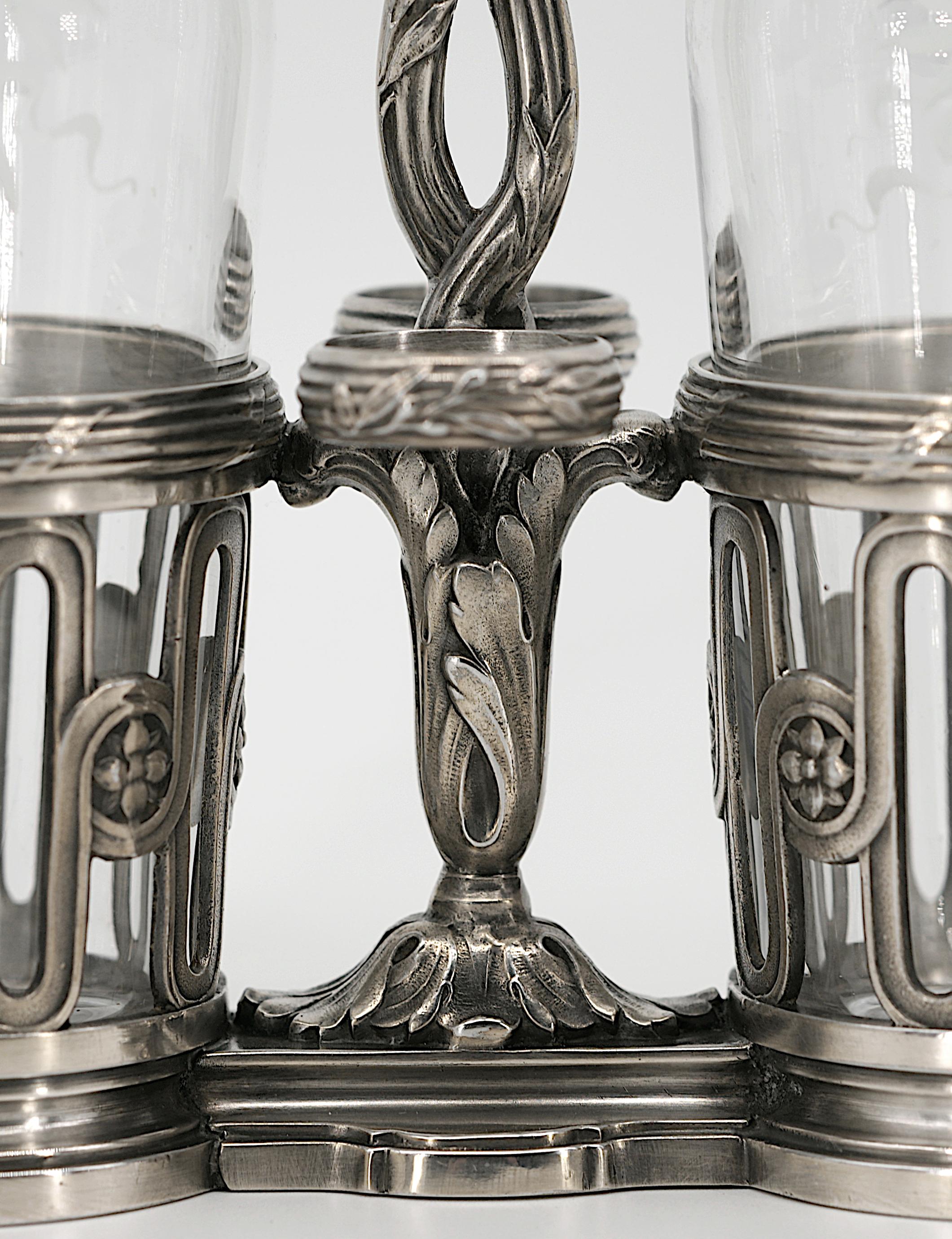 Christofle, set per olio e aceto in silverplate, 1900 in vendita 1