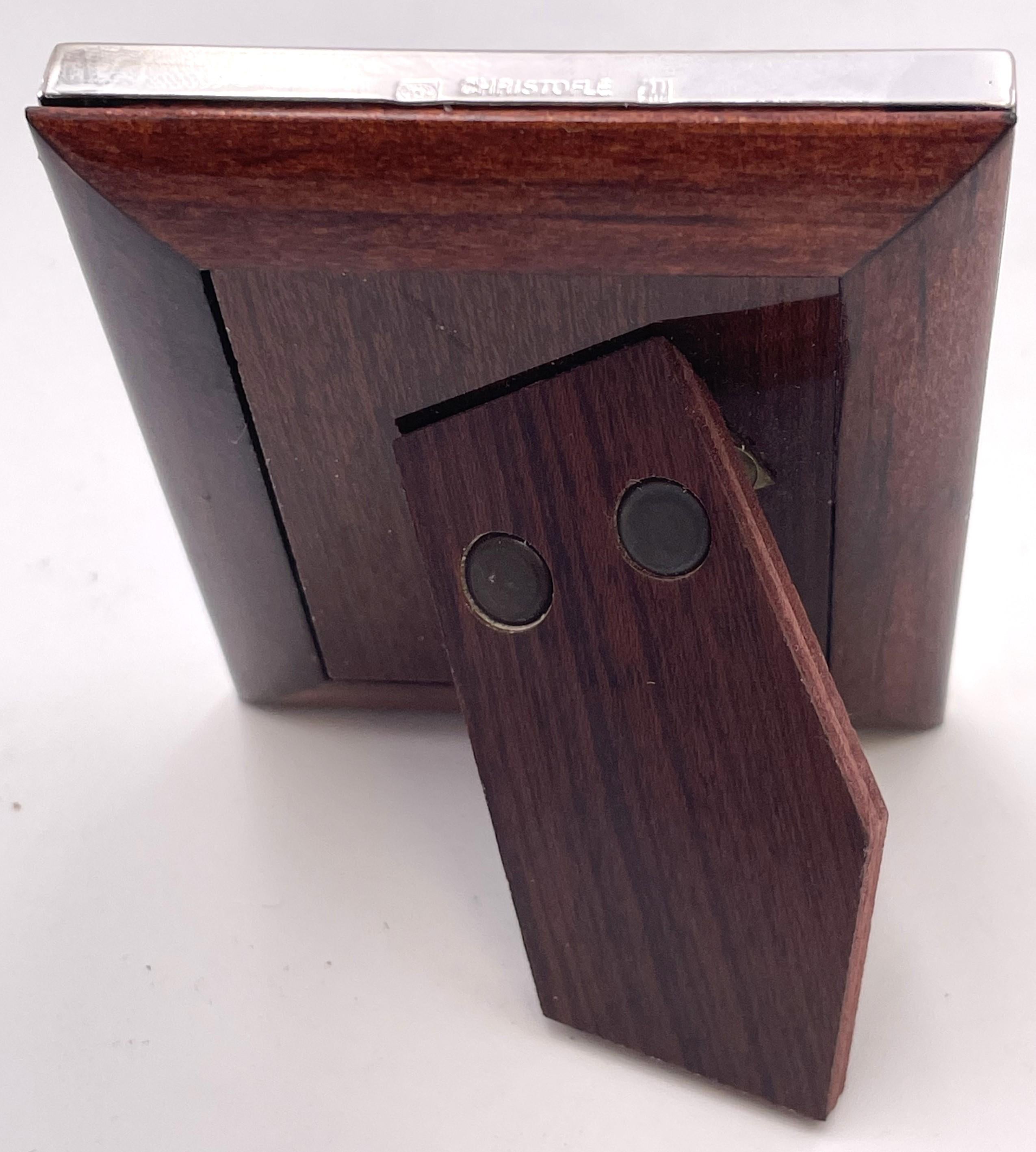 Cornice per quadri Christofle in silverplate, circa anni '70, in condizioni nuove In condizioni ottime in vendita a New York, NY