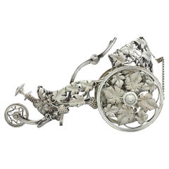 Christofle Silverplate Wine Trolley