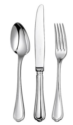 Christofle Spatours Flatware Set 115 Pieces, Imperial, in Silverplated with Box