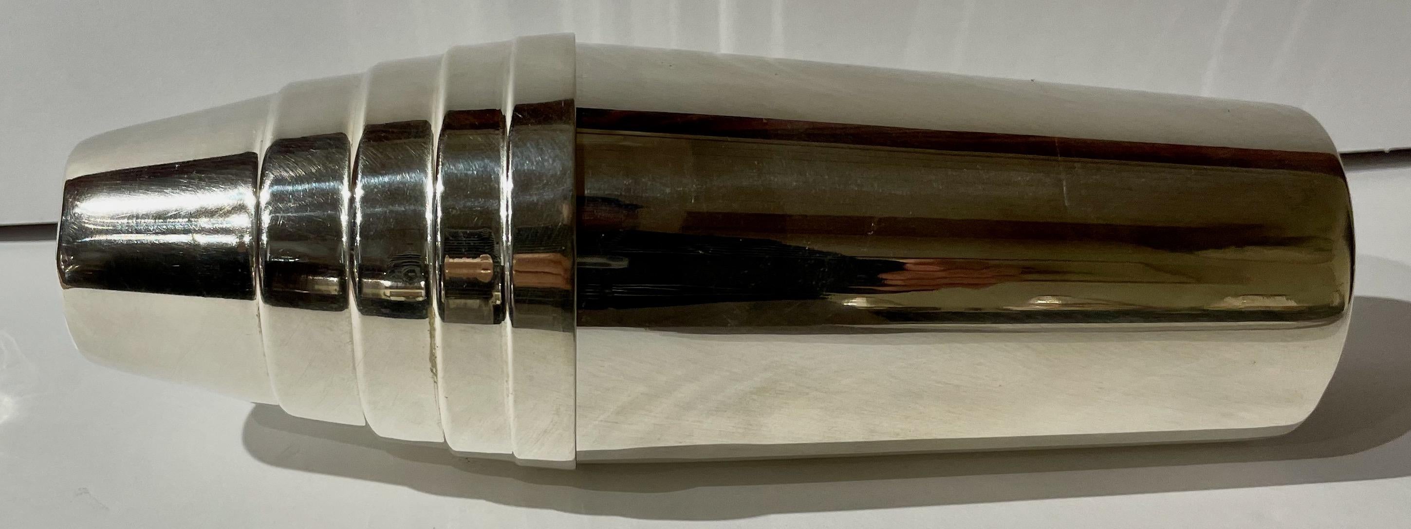Mid-20th Century Christofle Stepped Art Deco Martini Shaker