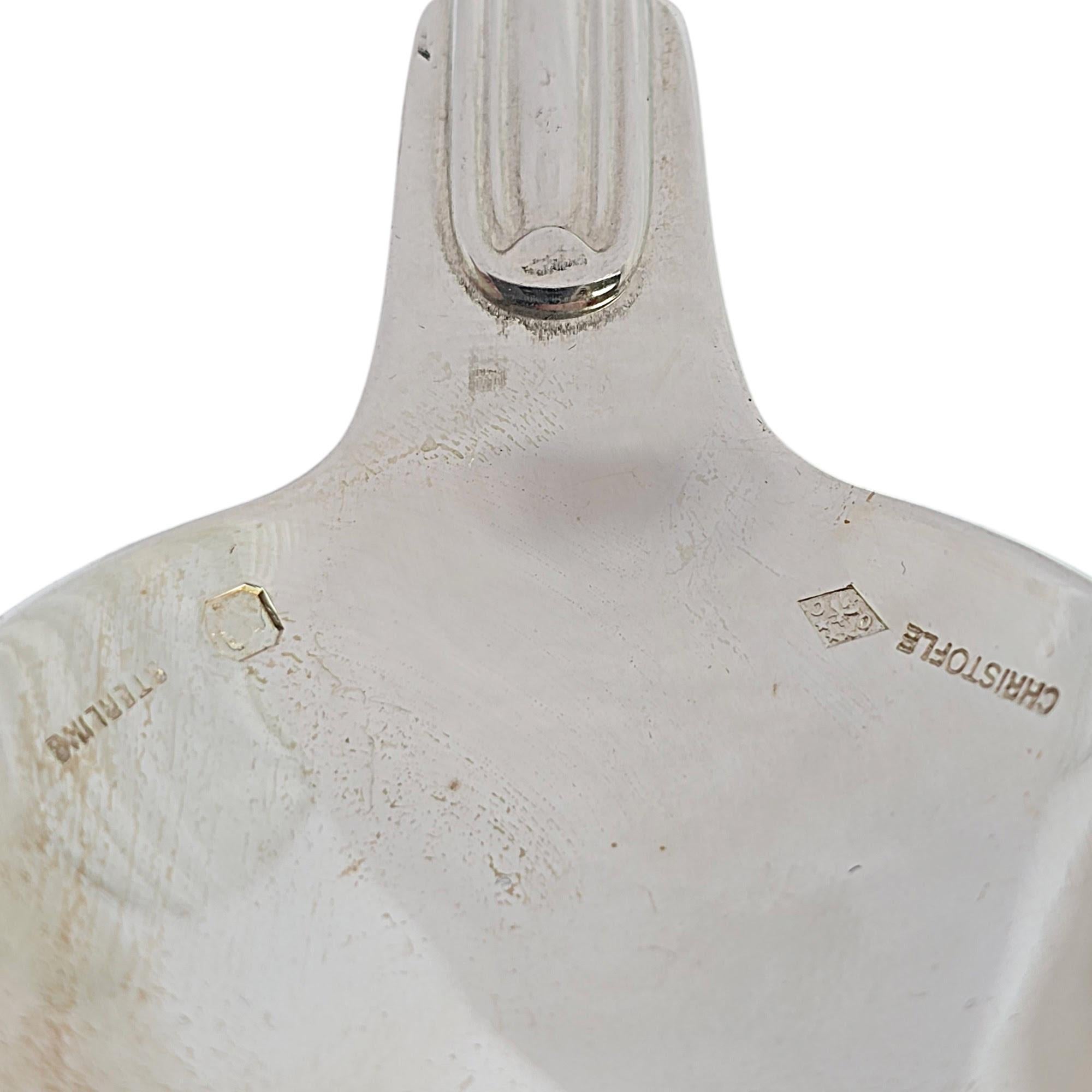 Christofle Cucchiaio da minestra ovale in argento sterling Chinon European Place 8