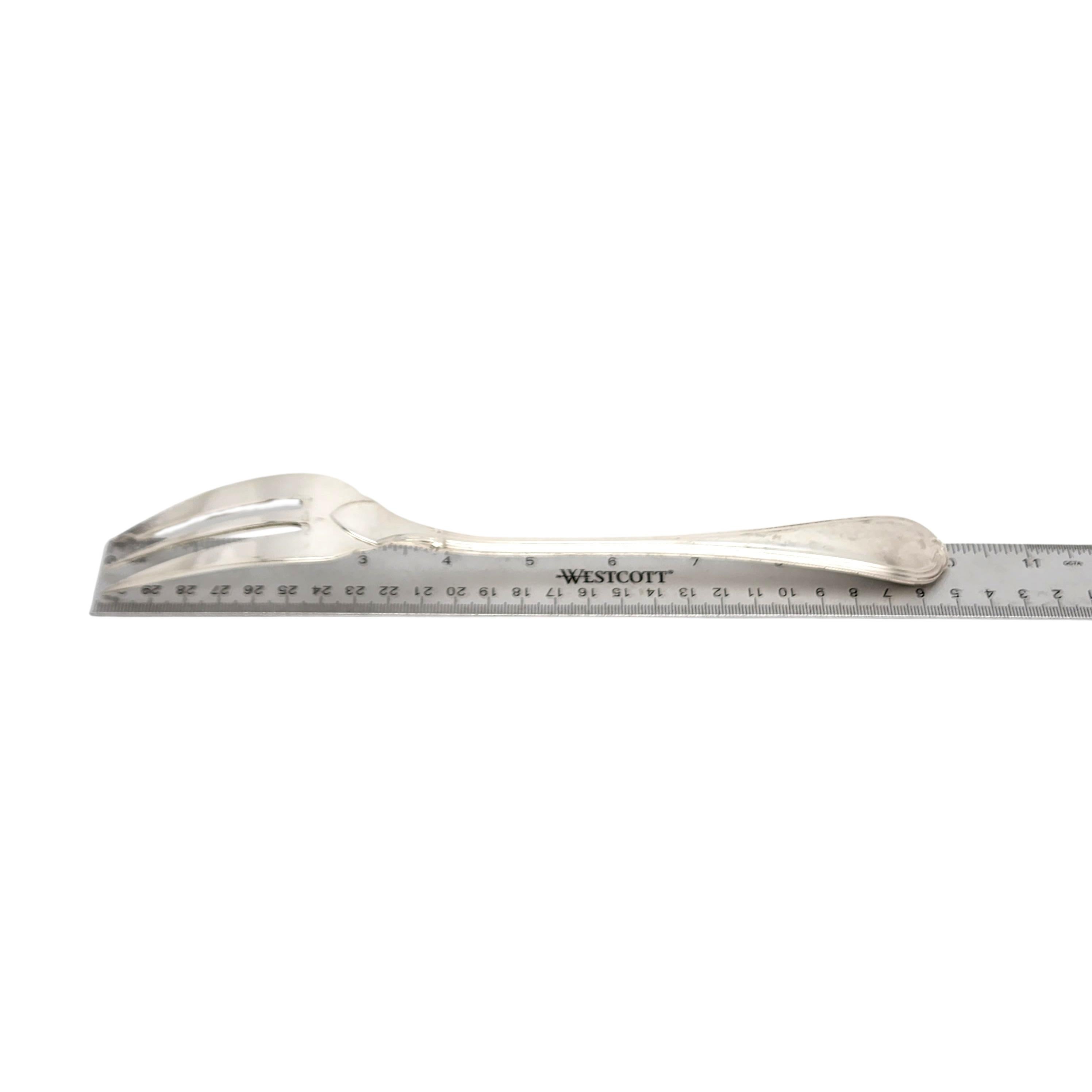 Christofle Set da portata per insalata Oceana in argento Sterling Forchetta e cucchiaio 'A' in vendita 8