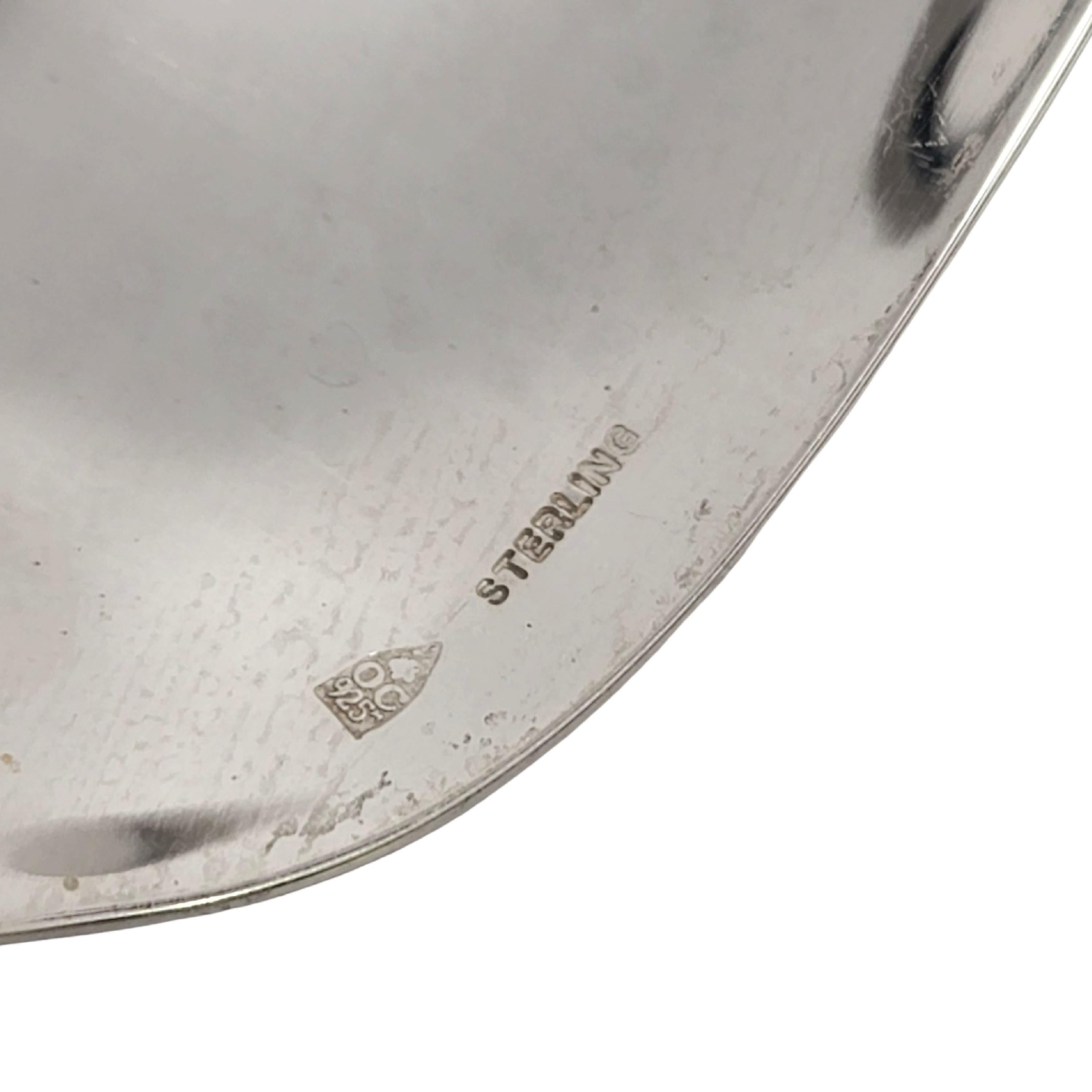 Christofle Set da portata per insalata Oceana in argento sterling Forchetta e cucchiaio 'B' in vendita 8