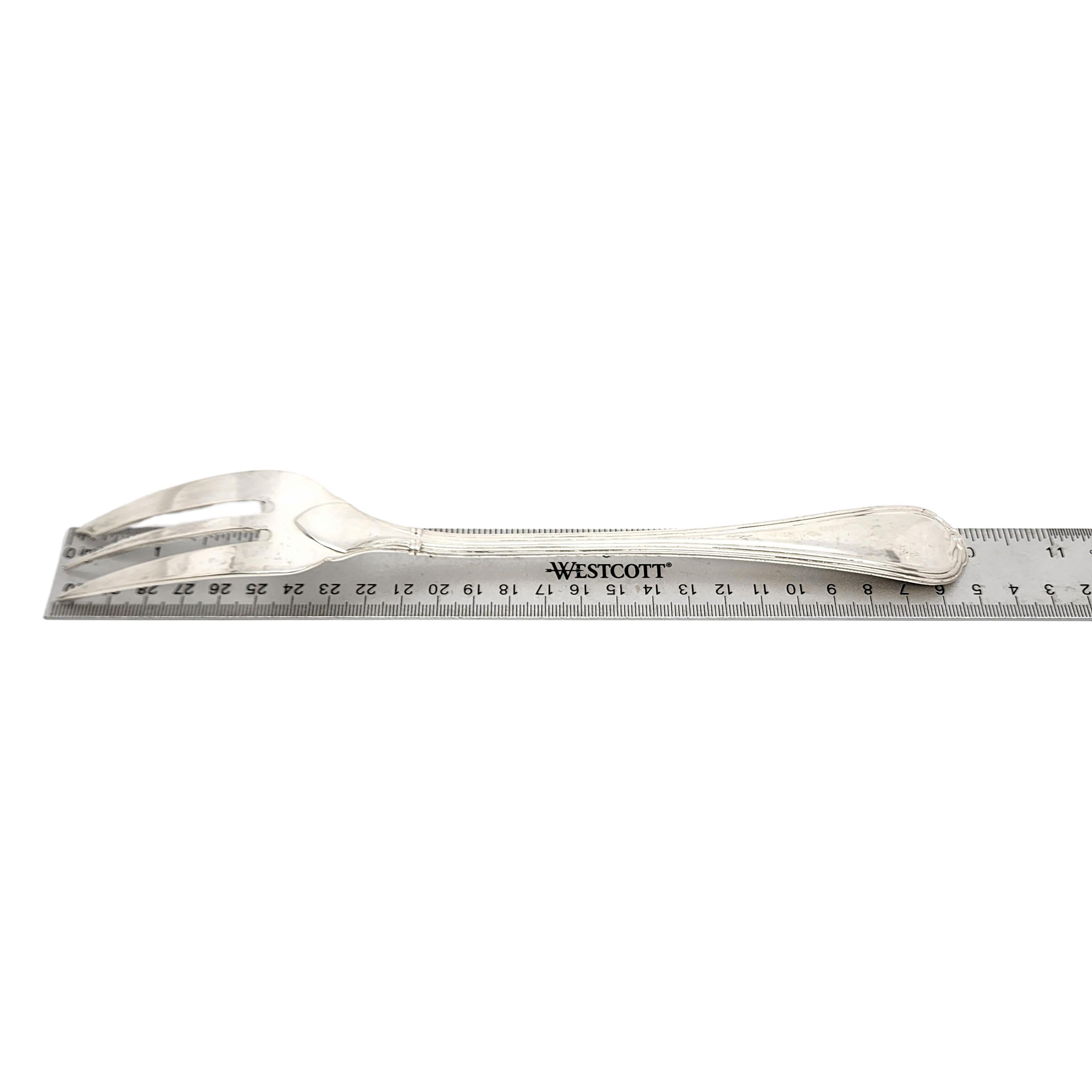 Christofle Set da portata per insalata Oceana in argento sterling Forchetta e cucchiaio 'B' in vendita 9