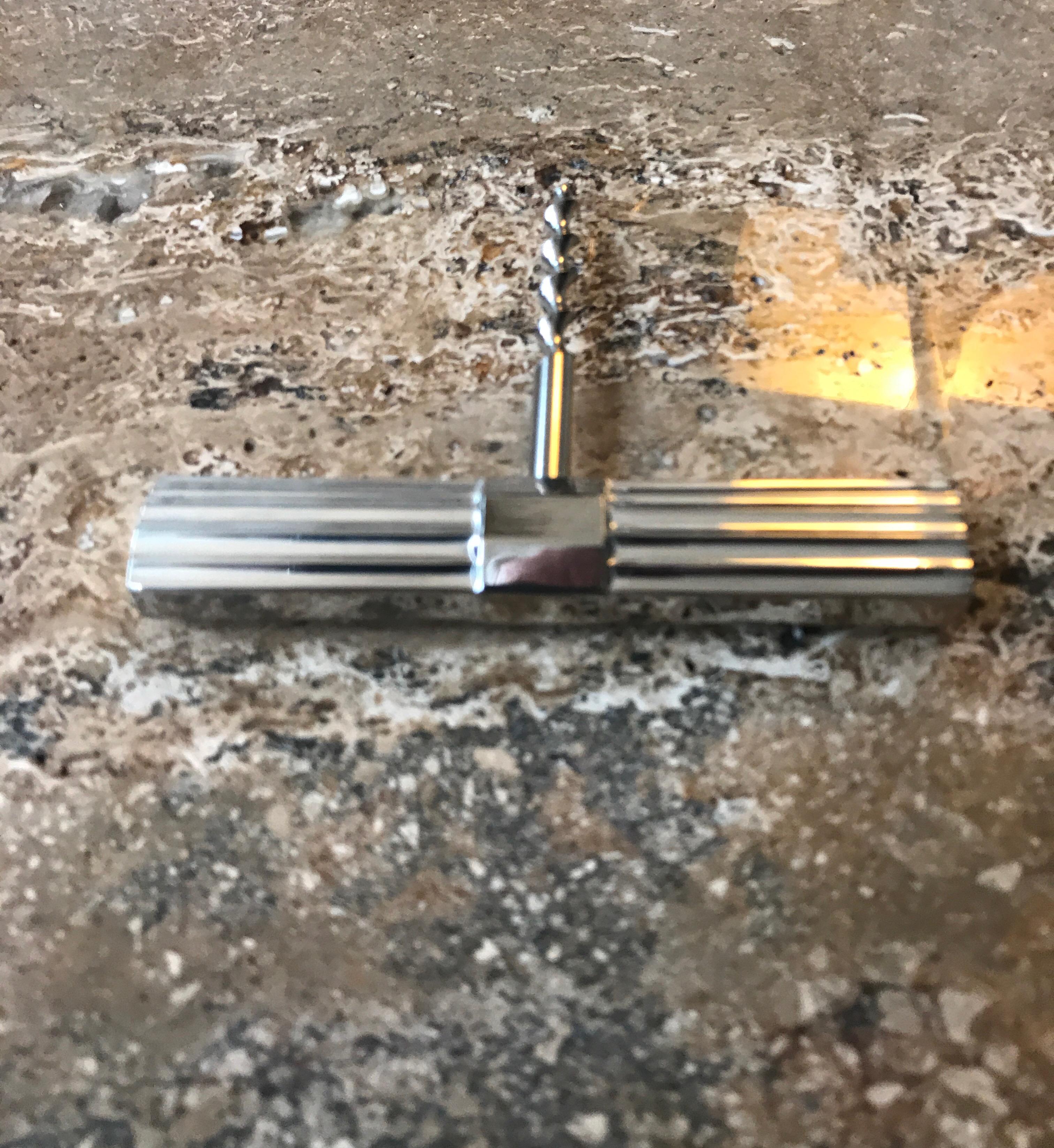 Christofle Style Art Deco Silver Corkscrew For Sale 12