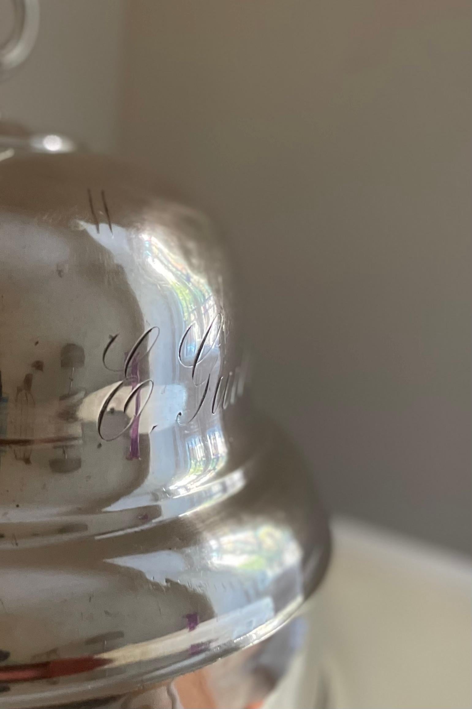 Christofle silver table cloche. France, late 19th century.

Length: 23cm
Width: 23cm
Height: 24cm

Christofle is a historic French house of silverware and luxury objects, founded in 1830 by Charles Christofle. Renowned worldwide for its excellence