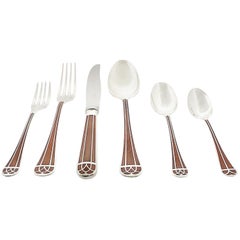 Christofle "Talisman" Cutlery Flatware Sienna 112 Pièces