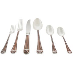 Christofle "Talisman" Cutlery Flatware Sienna 50 Pieces