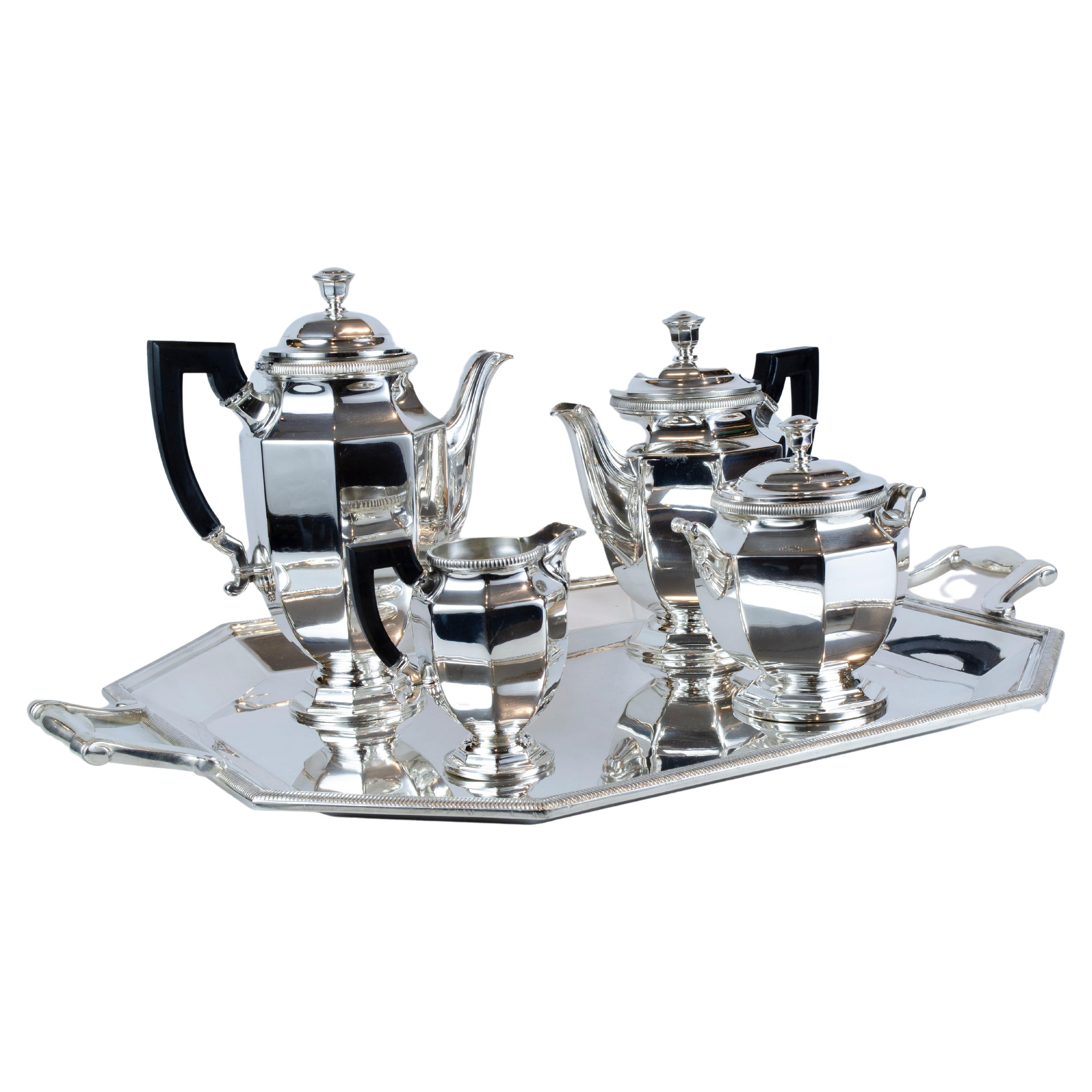 Christofle Tea and Coffee Service with Tray