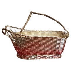 Vintage Christofle Wine Basket, Silver-Plated