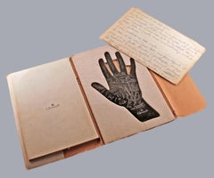 Christofle's 'The Hand of Destiny': Silver Palm Reading Paperweight and Booklet