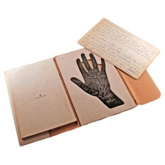 Vintage Christofle's 'The Hand of Destiny': Silver Palm Reading Paperweight and Booklet