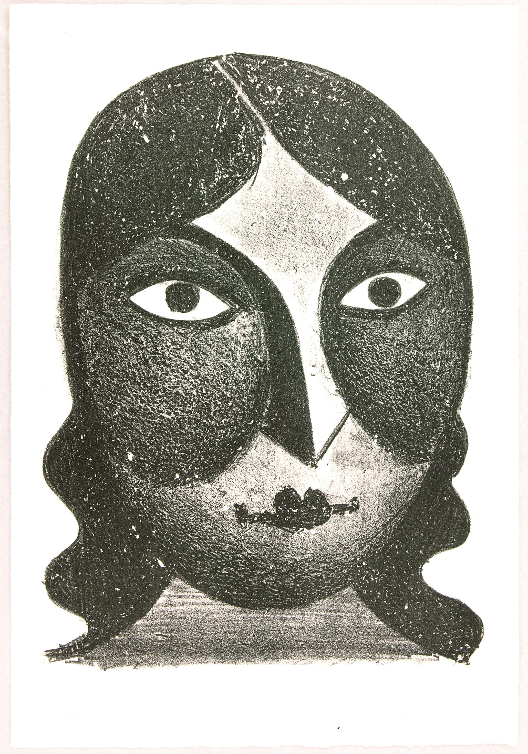 Christoph Ruckhaberle Figurative Print - Christoph Ruckhäberle Untitled, 2007 Edition 6 of 20, Lithograph, 15 x 10 inches