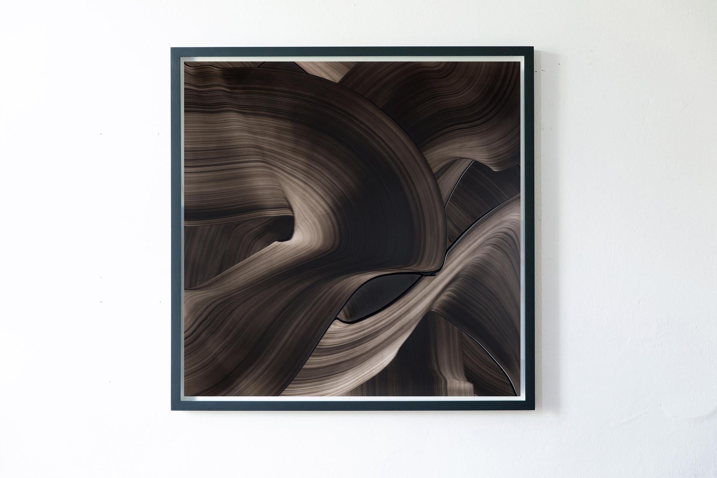 Huile et acrylique sur verre
Encadré

