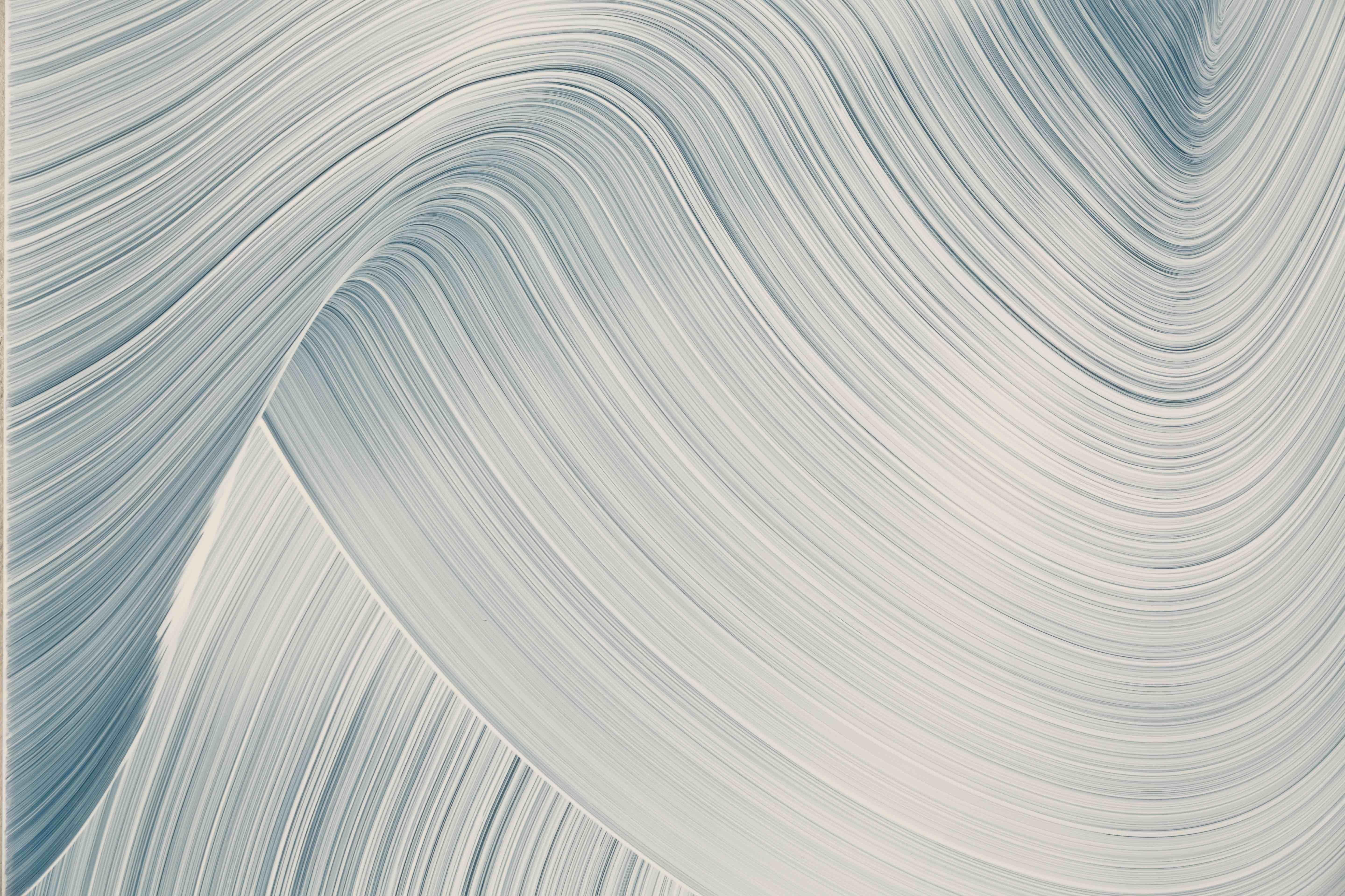 Arte contemporanea tedesca di Christophe Schrein - Senza titolo 2020 - Abstract Painting Grigio di Christoph Schrein 