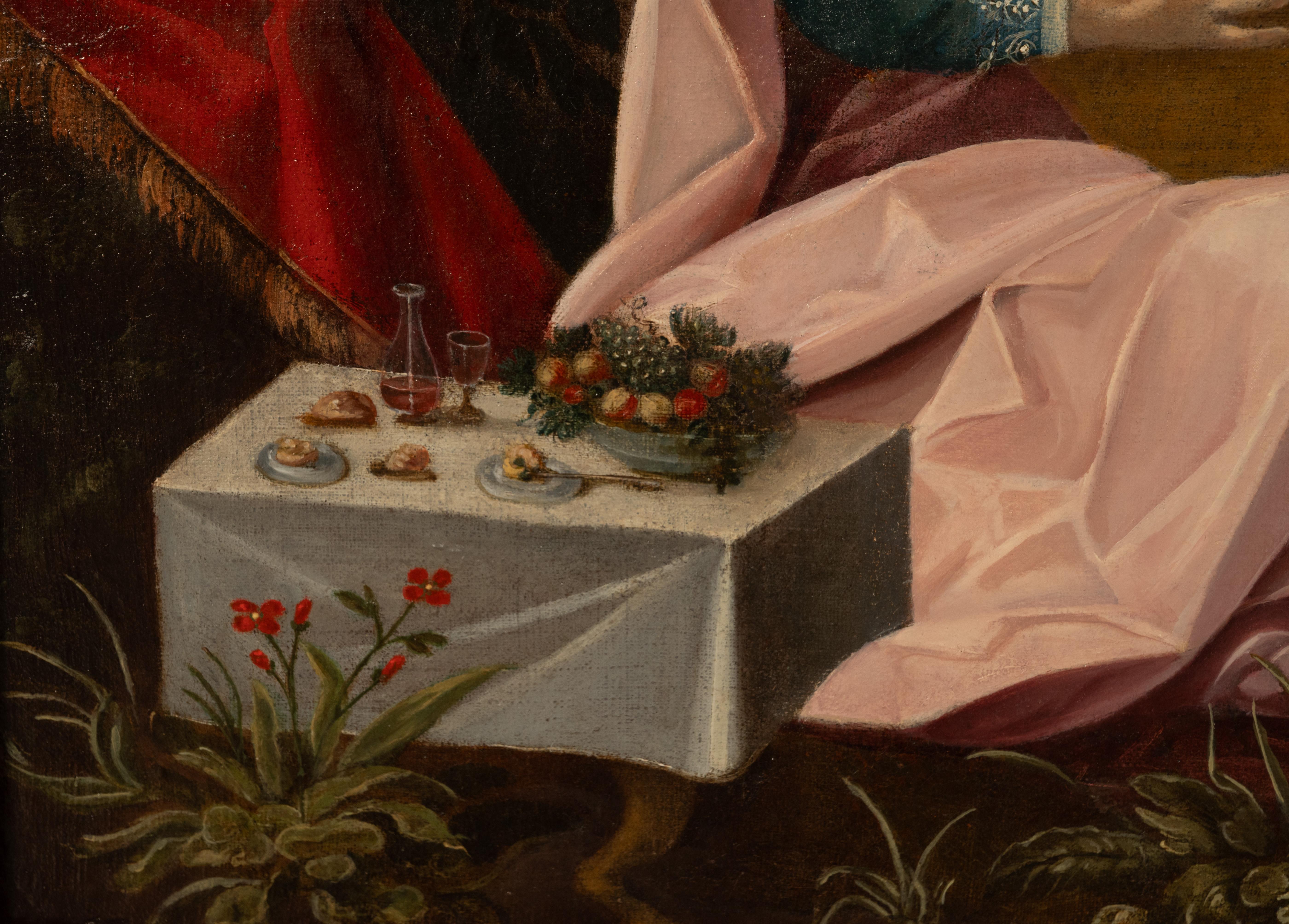 Pintura al óleo alegórica del Renacimiento alemán del siglo XVI Salud sexual Sífilis en venta 6