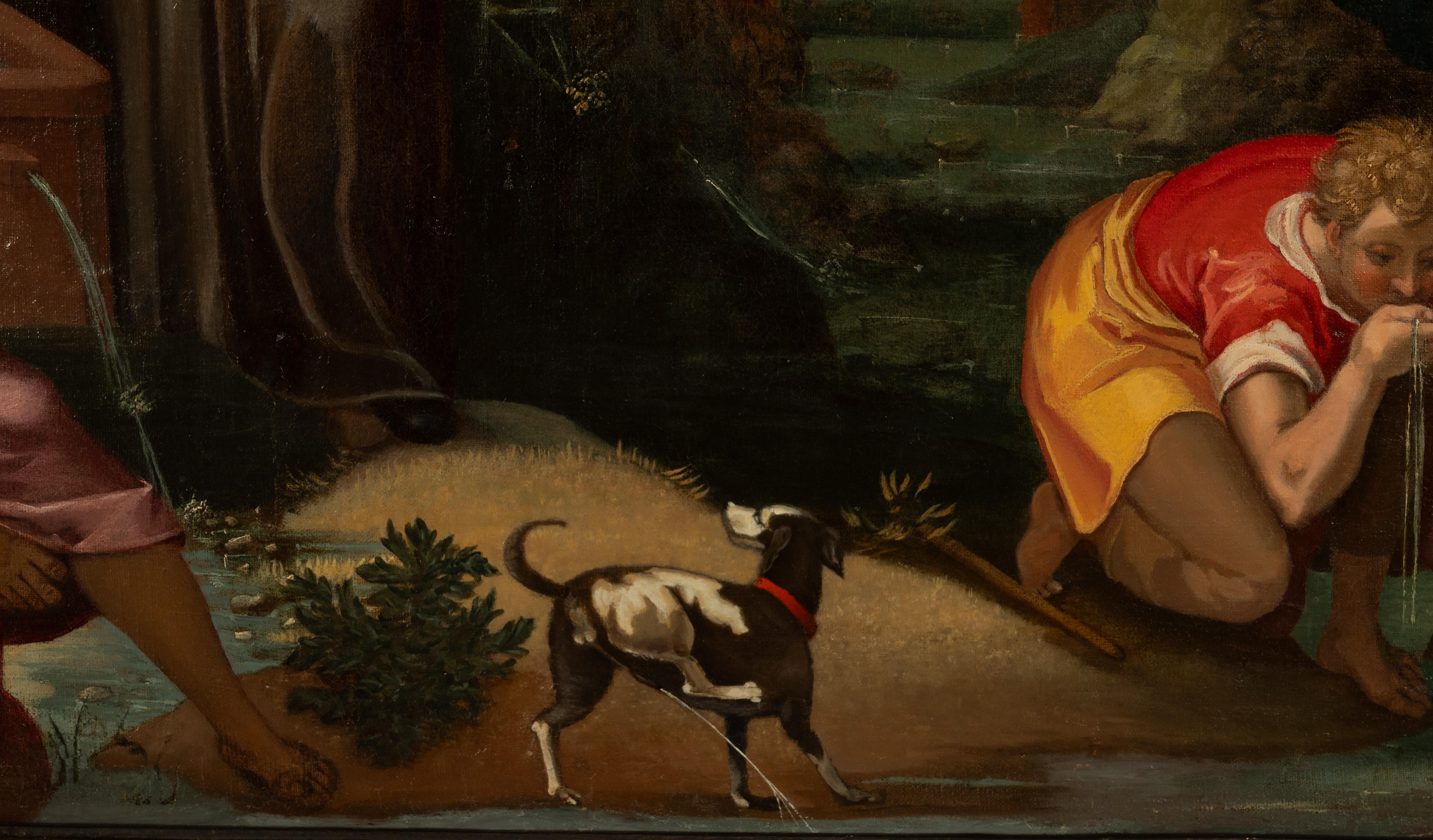 Pintura al óleo alegórica del Renacimiento alemán del siglo XVI Salud sexual Sífilis en venta 10