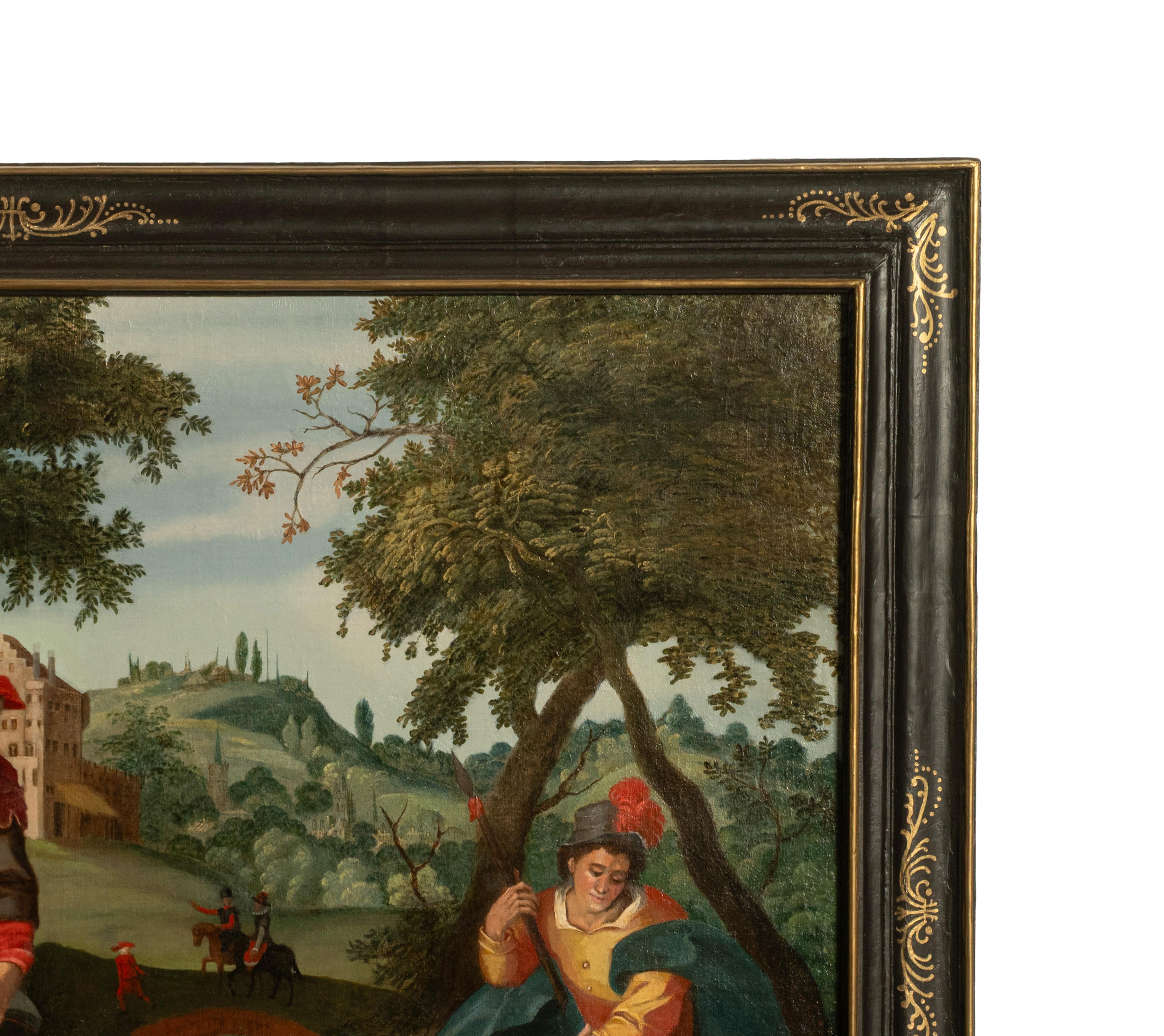 Pintura al óleo alegórica del Renacimiento alemán del siglo XVI Salud sexual Sífilis en venta 1