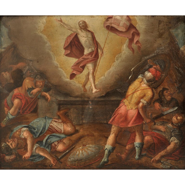 Antique 16th Century Northern Renaissance Old Master Oil Panel ...